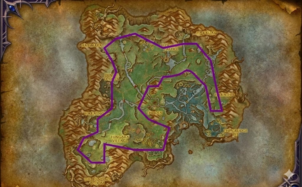 Harandar farming route